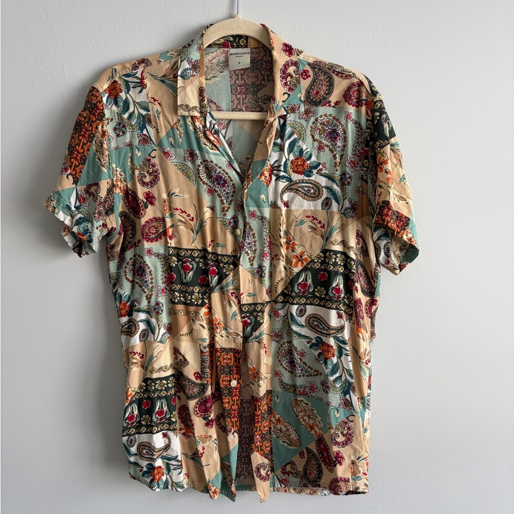 100% Viscose Button Down